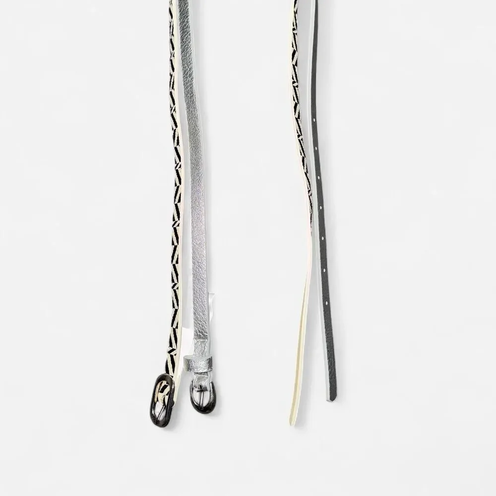 2-Pack of Skinny Fashion Belts from Madden Girl